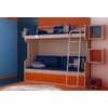 Кровать двухъярусная, сосна-нордик-оранжевый