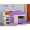 Кровать Астра 9.4 дуб фиолетовый