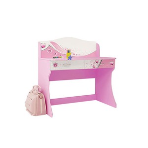 Стол без надстройки Princess, розовый