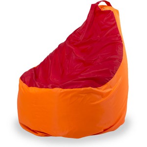 Кресло-мешок «Комфорт», оранжевый-красный