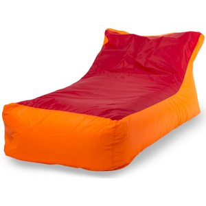 Кресло-мешок «Кушетка», оранжевый-красный