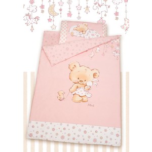Комплект постельного белья Mika сатин, розовый