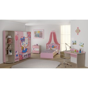 Детская комната для девочки Браво «Розовая».