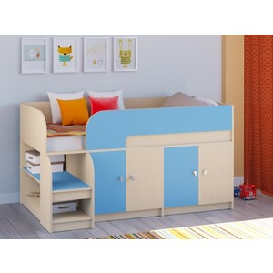 Кровать для ребенка Астра 9.2 дуб синий