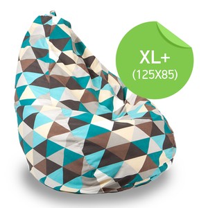 Кресло мешок «Груша»XL, треугольники