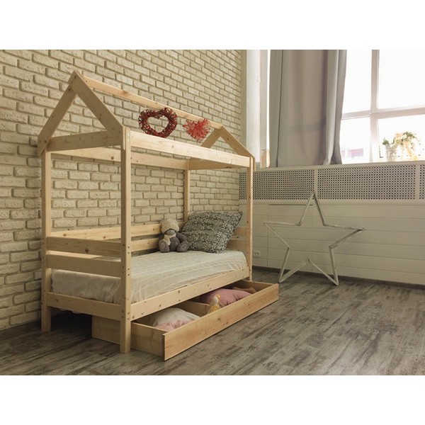 Деревянная детская кровать Карлсон - реальные отзывы, живые фото Меблика