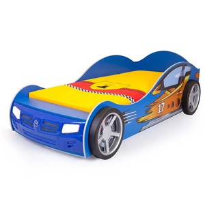 Кровать-Машина Адвеста Champion mini, синий