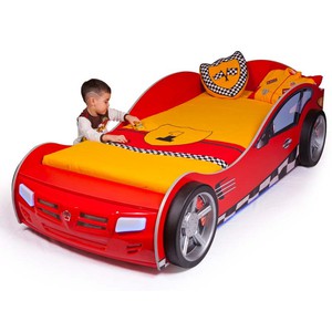 Кровать-Машина Адвеста Formula mini, красный