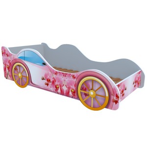 Кровать-Машина Ралли, розовый